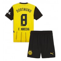 Echipament fotbal Borussia Dortmund Felix Nmecha #8 Tricou Acasa 2024-25 pentru copii maneca scurta (+ Pantaloni scurti)